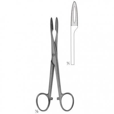 Gross Dressing Forceps With Ratchet 145mm