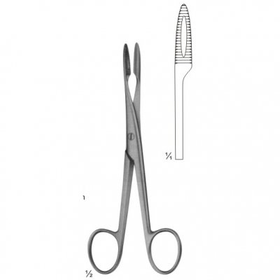 Gross Dressing Forceps Without Ratchet 145mm