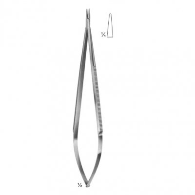Jacobson Micro Needle Holder Straight 185mm