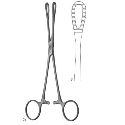 Rampley Dressing And Sponge Holding Forceps 180mm