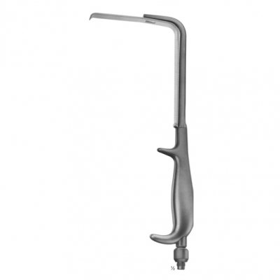 Vario Retractor, handle with cold light carrier, non-sterile, reusable 280mm