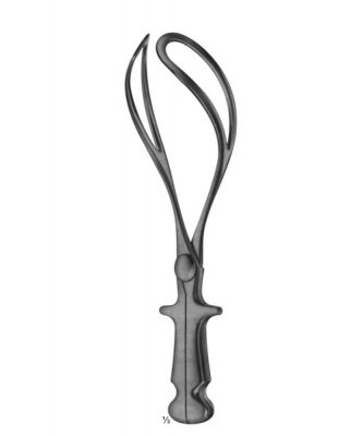 NAEGELE obstetric forceps 355mm
